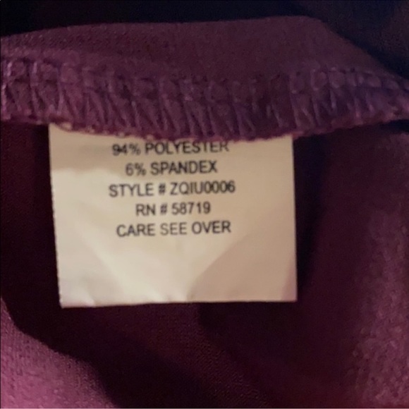 NY Collection Plus Size Three-Quarter-Sleeve Twist-Front Top - Picture 5 of 5